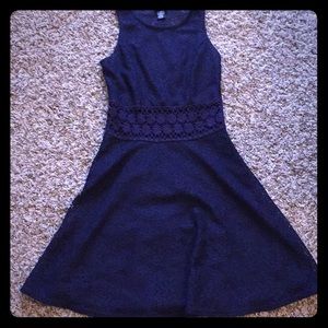 Navy blue sleeveless dress wedding/graduation